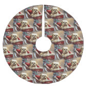 Malti Tzu Hond Kerstfeest Kerstboom Rok (Voorkant)