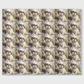 Malti Tzu Hond met Paaseieren Vakantie Cadeaupapier (Vlak)