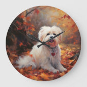 Malti Tzu in de herfst laat Herfst inspireren Grote Klok (Voorkant)