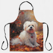 Malti Tzu in de herfst laat Herfst inspireren Schort (Voorkant)