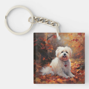 Malti Tzu in de herfst laat Herfst inspireren Sleutelhanger