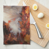 Malti Tzu in de herfst laat Herfst inspireren Theedoek (Quarter Fold)