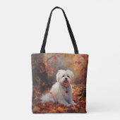 Malti Tzu in de herfst laat Herfst inspireren Tote Bag (Achterkant)