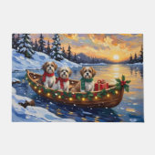 Malti Tzu Kerstboot Vakantie Deurmat (Voorkant)