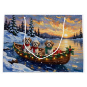 Malti Tzu Kerstboot Vakantie Groot Cadeauzakje (Voorkant)