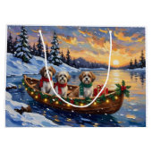Malti Tzu Kerstboot Vakantie Groot Cadeauzakje (Achterkant)