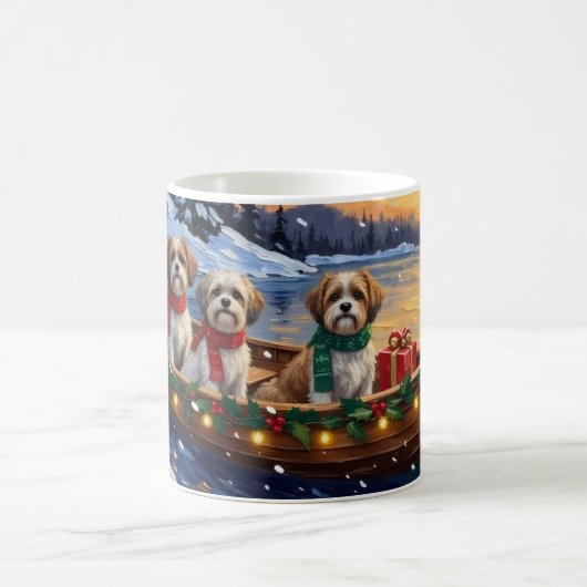Malti Tzu Kerstboot Vakantie Koffiemok (Center)