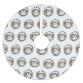 Malti Tzu Kerstkrans feestelijke pup Kerstboom Rok (Voorkant)