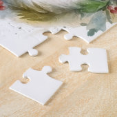 Malti Tzu Kerstkrans feestelijke pup Legpuzzel (Zijkant)