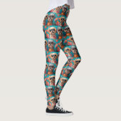 Malti Tzu met hart Rozen Valentijnsdag Leggings (Rechts)