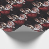 Malti Tzu Met Sinterklaas Feestelijke Kerstmis Cadeaupapier (Hoek)