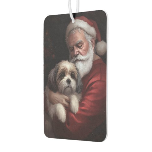 Malti Tzu Met Sinterklaas Feestelijke Kerstmis Luchtverfrisser (Links)