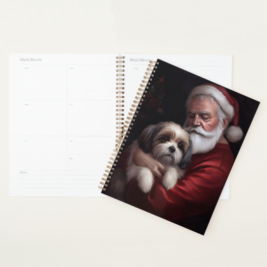 Malti Tzu Met Sinterklaas Feestelijke Kerstmis Planner (Display)