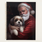 Malti Tzu Met Sinterklaas Feestelijke Kerstmis Planner (Voorkant)