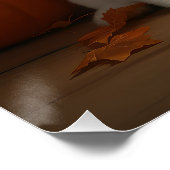 Malti tzu Puppy Herfst Verrukking Pompoen Perfect Poster (Hoek)