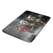 Malti tzu Sneeuwslee Kerstdecoratie Badmat (Gekanteld)