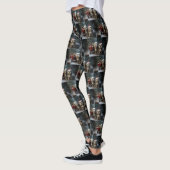 Malti tzu Sneeuwslee Kerstdecoratie Leggings (Links)