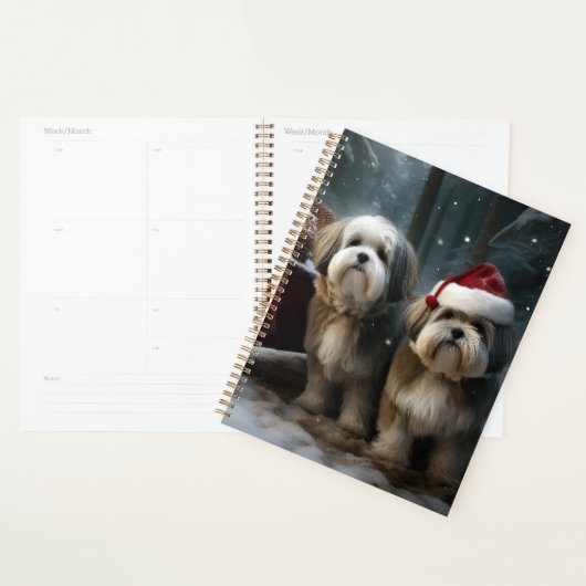 Malti tzu Sneeuwslee Kerstdecoratie Planner (Display)