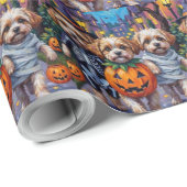 Malti Tzu Trick-or-Treating in Halloween kostuums Cadeaupapier (Rol Hoek)