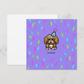 Maltipoo Celebration Kaart (Voorkant / Achterkant)