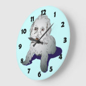 Maltipoo Cute Puppy Grote Klok (Hoek)