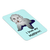 Maltipoo Cute Puppy Magneet (Rechterzijde)