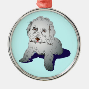 Maltipoo Cute Puppy Metalen Ornament
