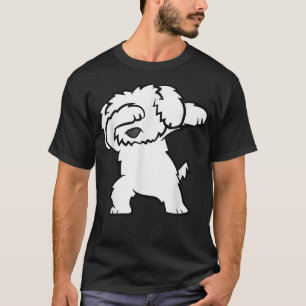Maltipoo Dog Dabbing Cute Dabbing Maltipoo T-shirt
