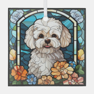Maltipoo Dog Square Ornament