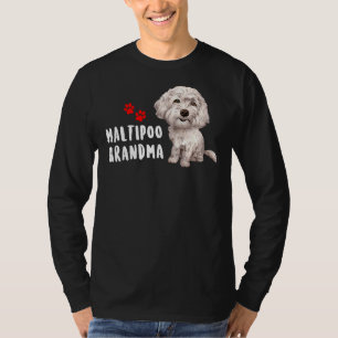 Maltipoo Grandma Design Perfect voor Maltezer poel T-shirt