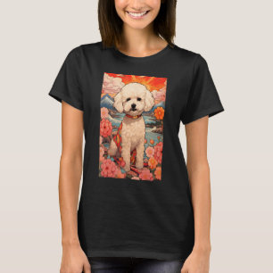 Maltipoo-hond esthetisch Japans Ukiyo-e 2 T-shirt