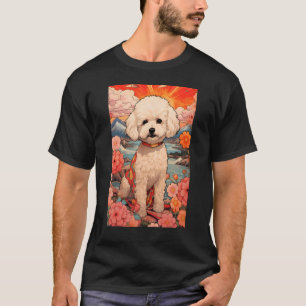 Maltipoo Hond Esthetisch Japans Ukiyo e 2 T-shirt