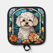 Maltipoo Hondenpothouders Pannenlap (Voorkant)