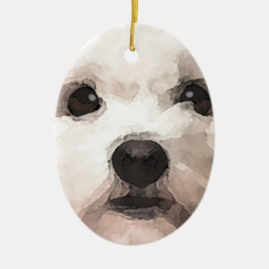 Maltipoo Keramisch Ornament (Voorkant)