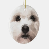 Maltipoo Keramisch Ornament (Rechts)