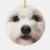 Maltipoo Keramisch Ornament (Voorkant)