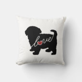 Maltipoo Love Kussen (Voorkant)