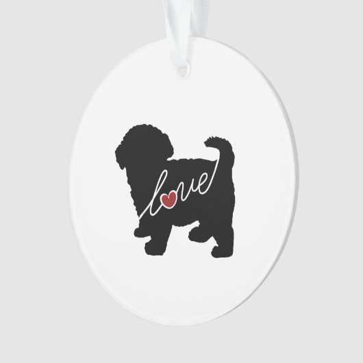 Maltipoo Love Ornament (voorkant)