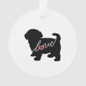 Maltipoo Love Ornament (voorkant)