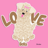 Maltipoo Love Sticker