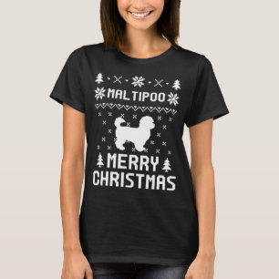 MALTIPOO Merry christmas Sweaters T-shirt