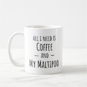 Maltipoo Mok Funny Gift Idea Coffee Mok (Links)