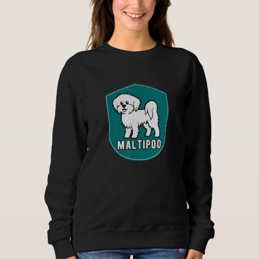 Maltipoo owner dog design Maltese Poodle Dog Trui (Voorkant)