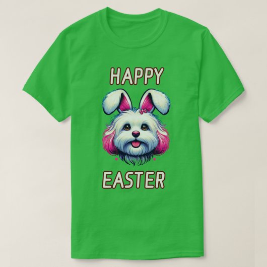 Maltipoo Paashaas 4 T-shirt (Design voorkant)
