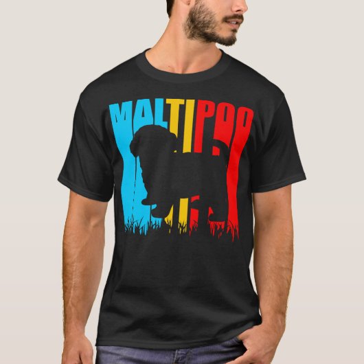 Maltipoo Pets Lovers Gift T-shirt (Voorkant)