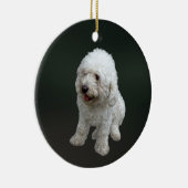 Maltipoo Puppy Keramisch Ornament (Rechts)