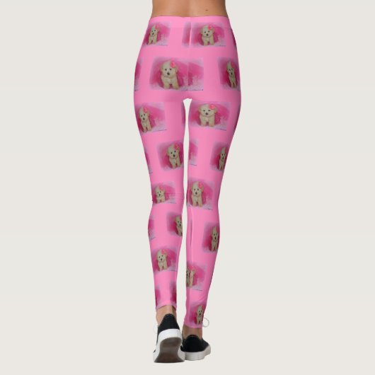 Maltipoo Puppy Leggings (Achterkant)