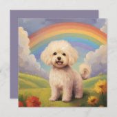 Maltipoo Rainbow Bridge Aangepaste hondennaam Symp (Voorkant / Achterkant)