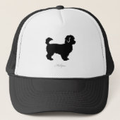 Maltipoo silhouette trucker pet