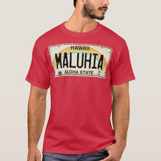 Maluhia Hawaii Licentie Bord TShirt
